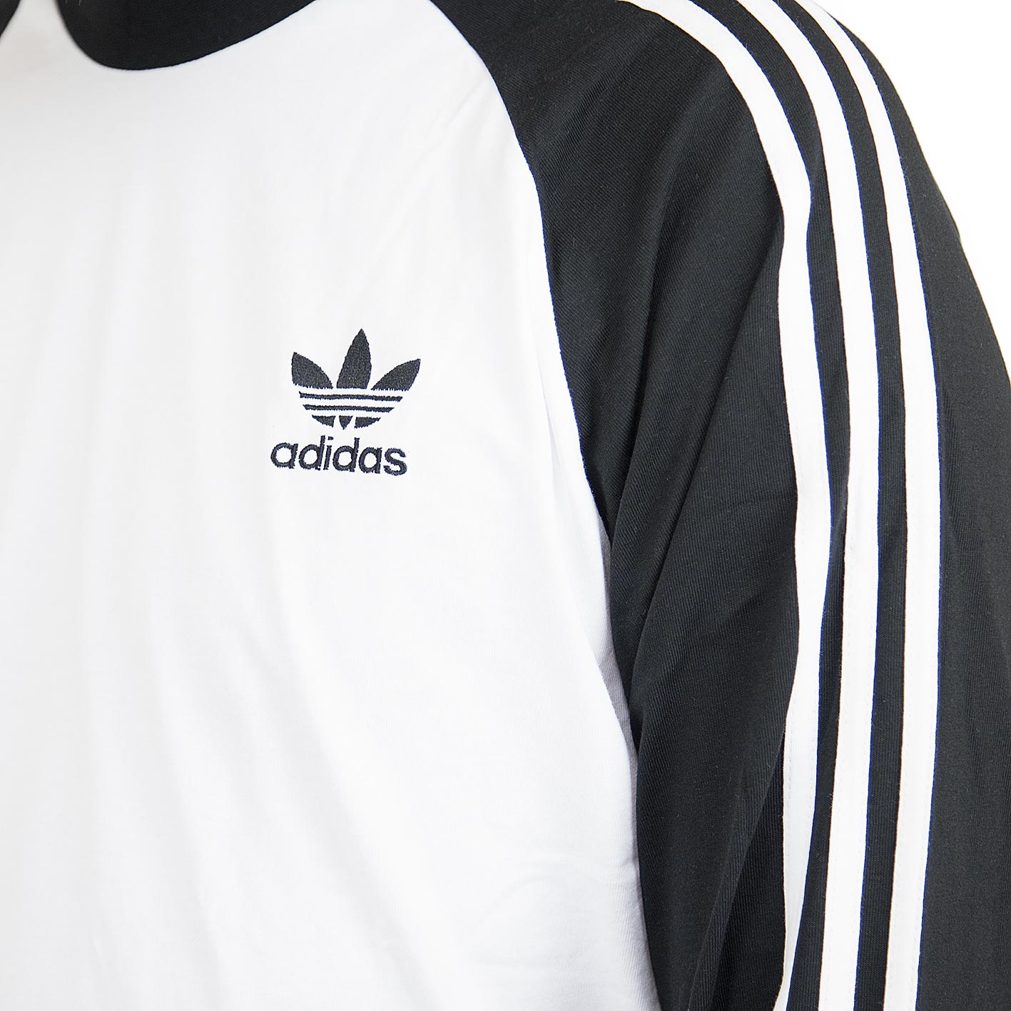 ☆ Adidas Originals Longsleeve 3-Stripes weiß/schwarz - hier bestellen!