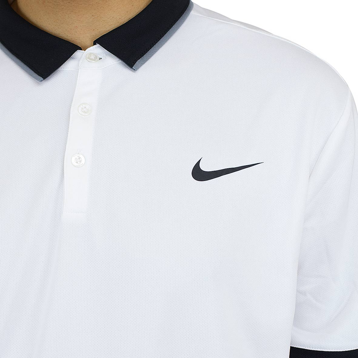 ☆ Nike Poloshirt Court Dry Tennis weiß/schwarz - hier bestellen!