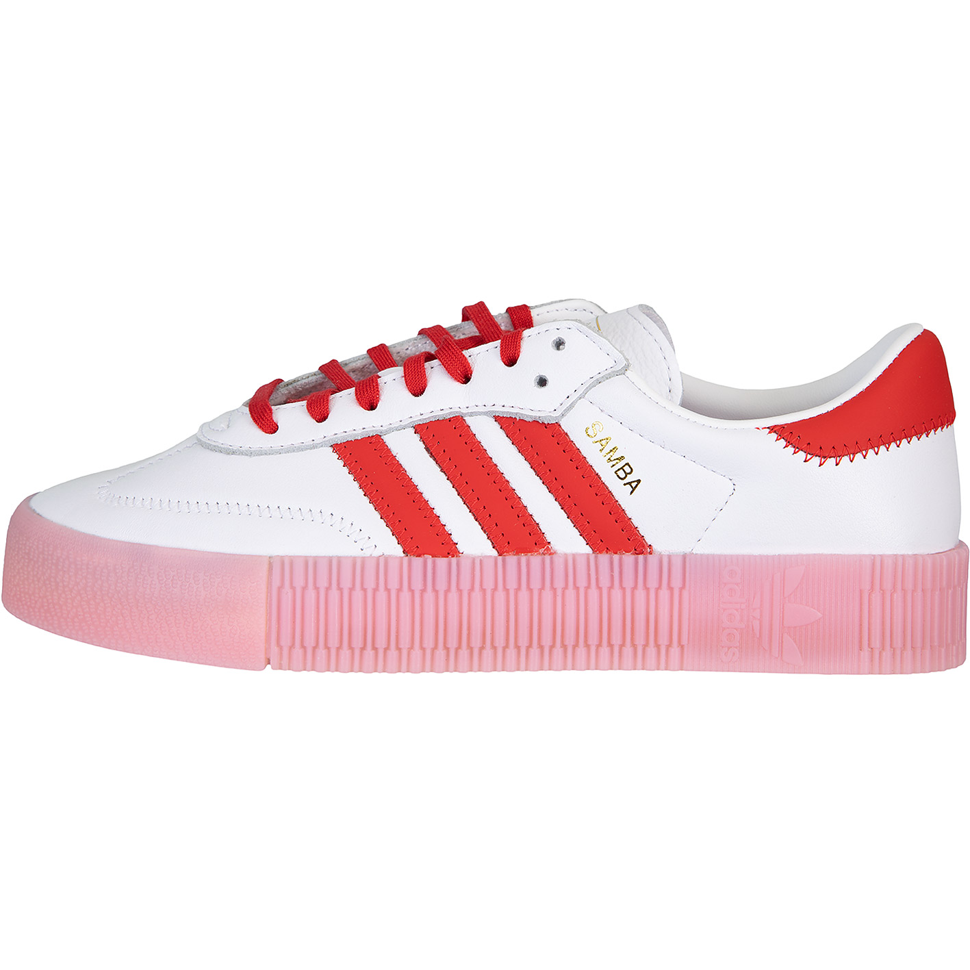 ☆ Adidas Sambarose Damen Sneaker Schuhe weiß/rot - hier bestellen!