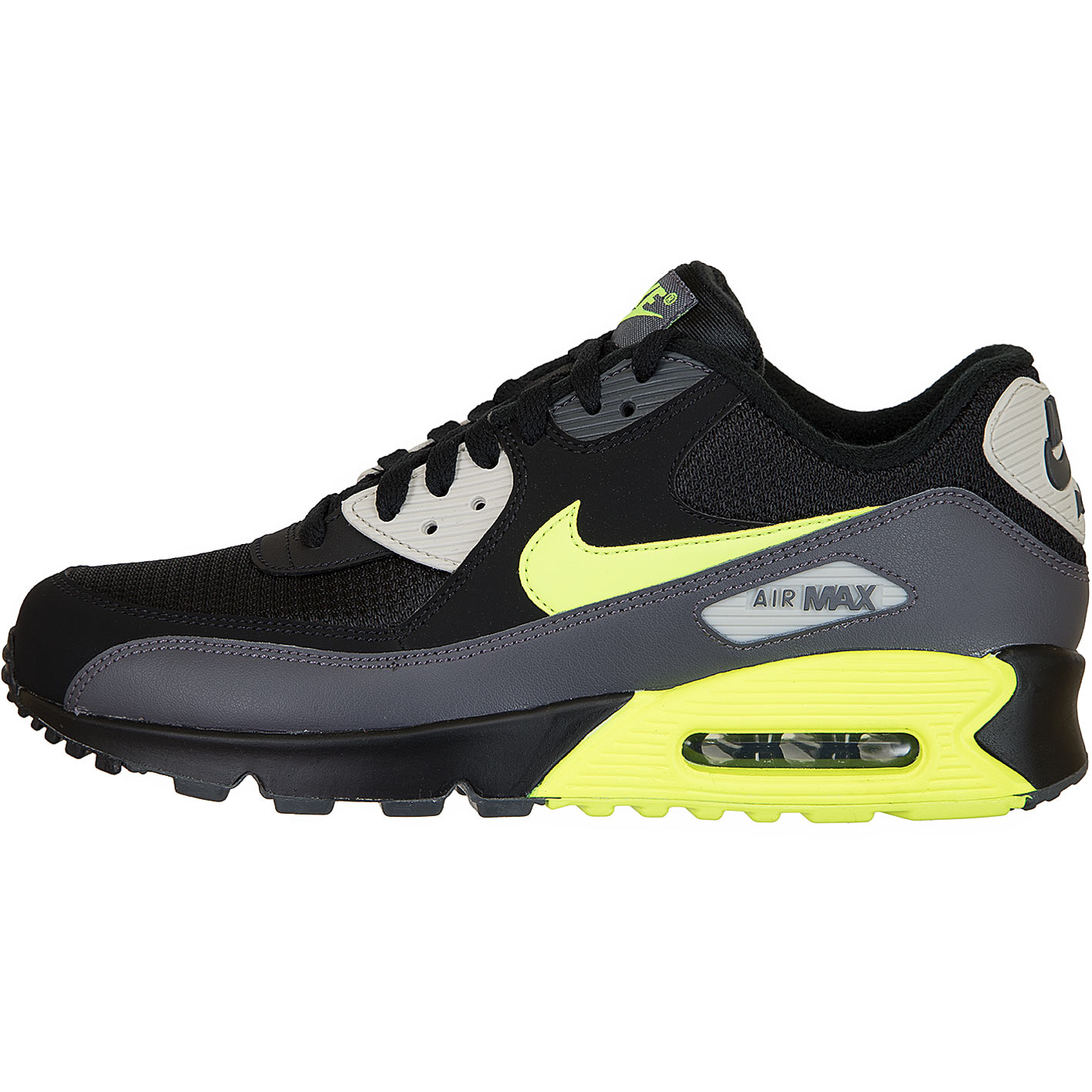 ☆ Nike Sneaker Air Max 90 Essential grau/schwarz/gelb - hier bestellen!