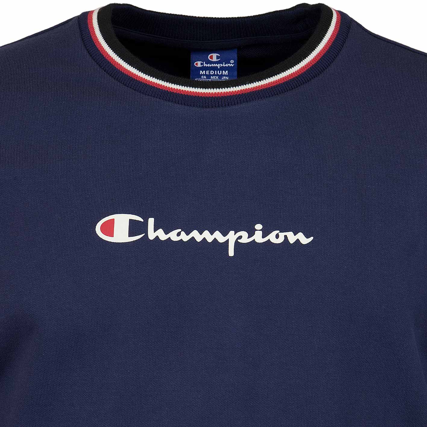 ☆ Champion Sweatshirt Logo dunkelblau - hier bestellen!