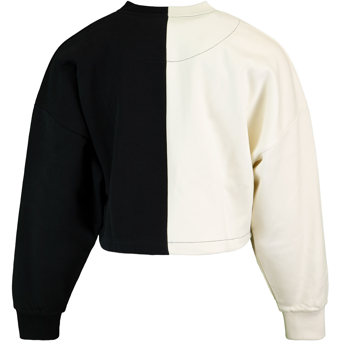☆ Karl Kani Signature Block Cropped Damen Sweatshirt weiß/schwarz - hier  bestellen!