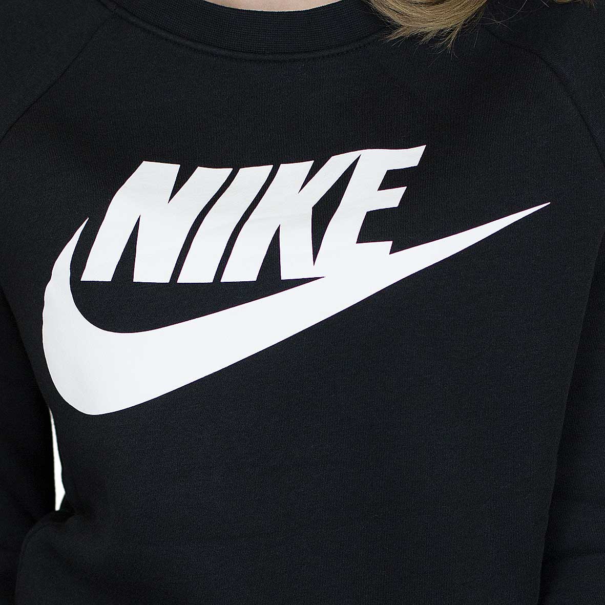 ☆ Nike Damen Sweatshirt Rally Crew GX1 schwarz/weiß - hier bestellen!