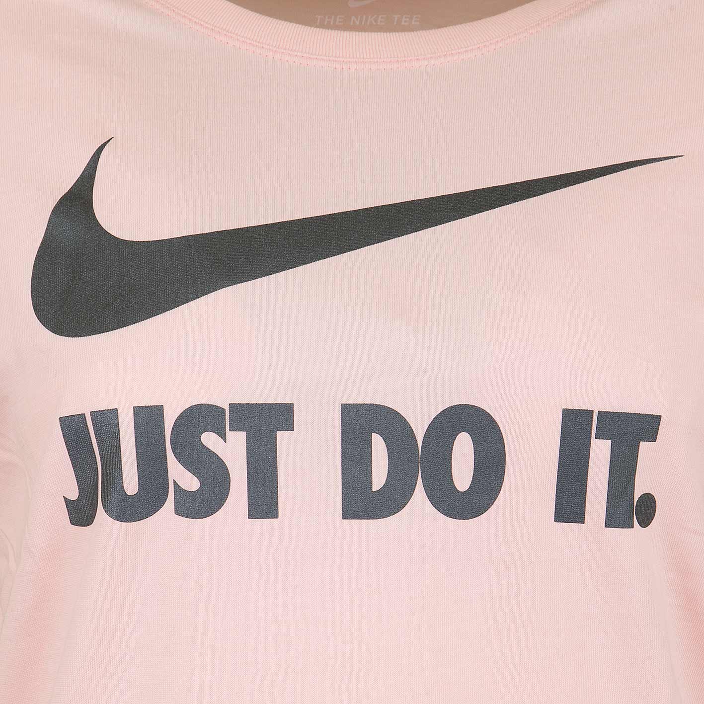 ☆ Nike Damen T-Shirt Just Do It Swoosh pink/schwarz - hier bestellen!