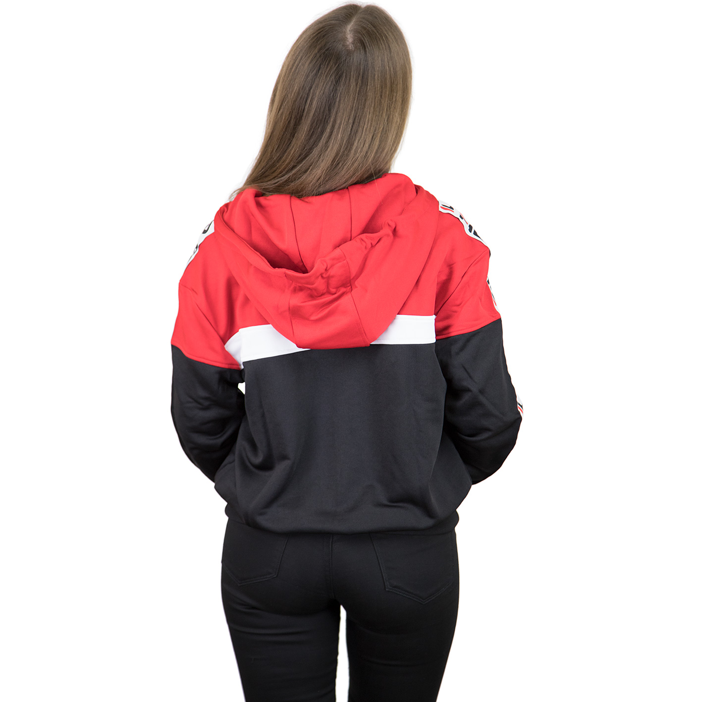 ☆ Fila Damen Trainingsjacke Urban Line Teela rot/weiß/schwarz - hier  bestellen!