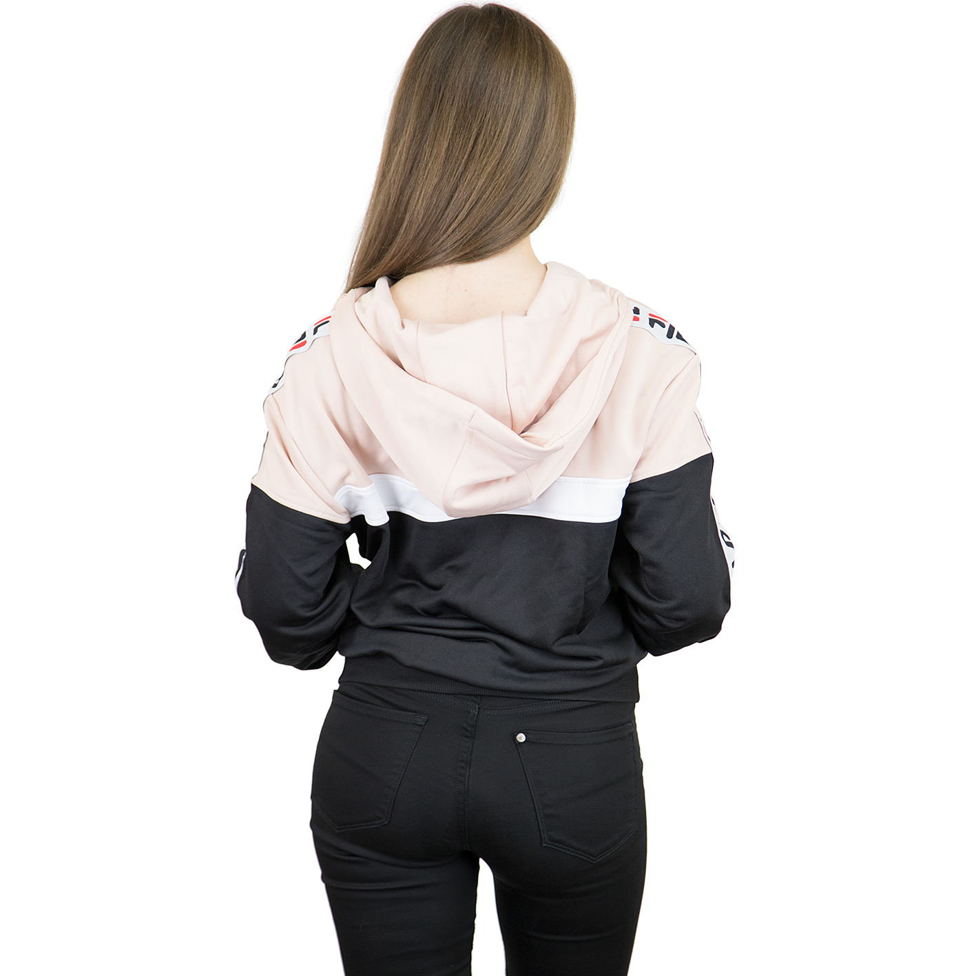 ☆ Fila Damen Trainingsjacke Urban Line Teela schwarz/rosa - hier bestellen!