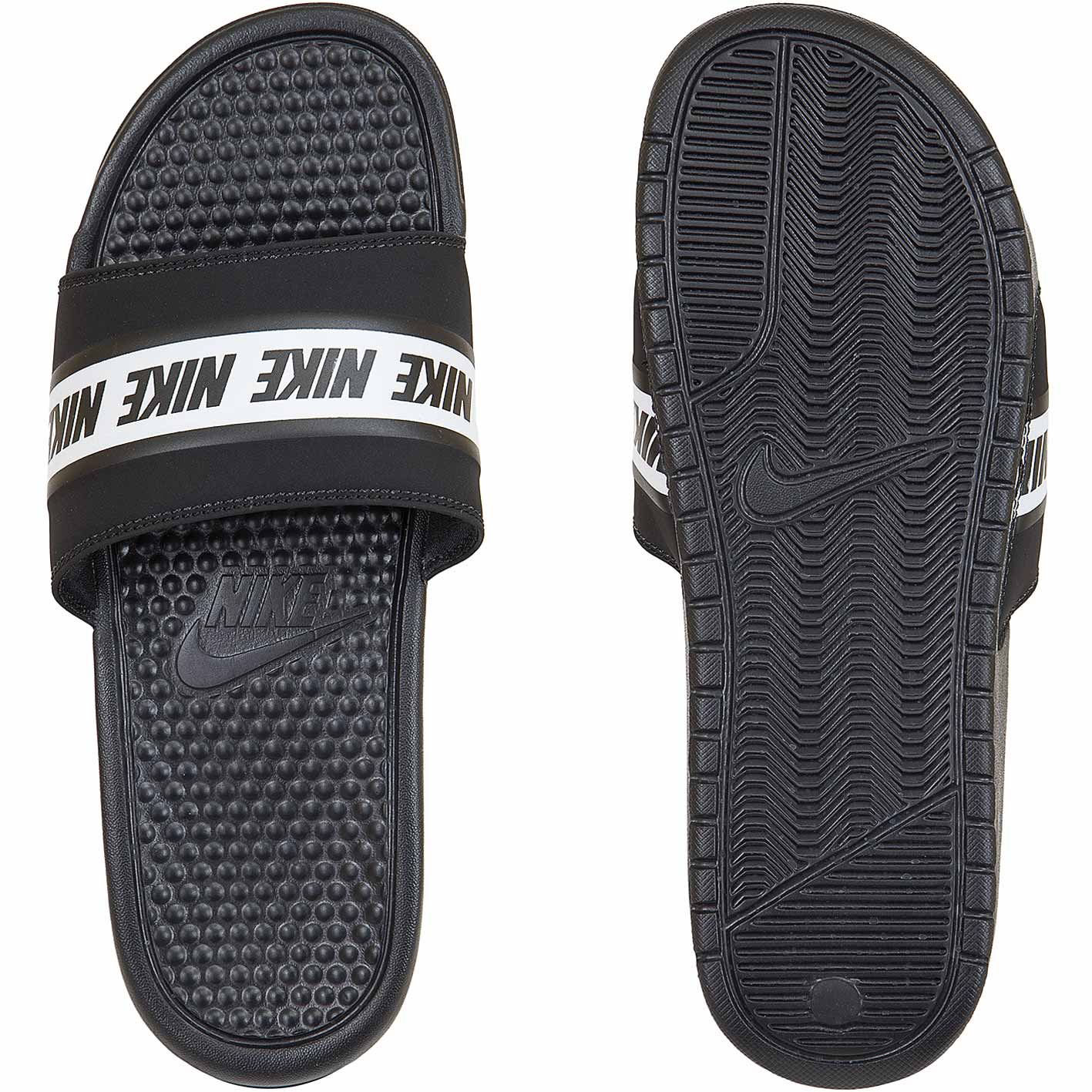 ☆ Nike Badelatschen Benassi schwarz/weiß - hier bestellen!