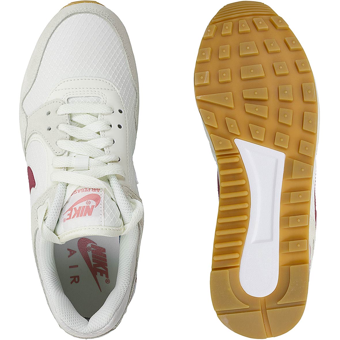 ☆ Nike Damen Sneaker Air Pegasus ´89 beige/rot - hier bestellen!