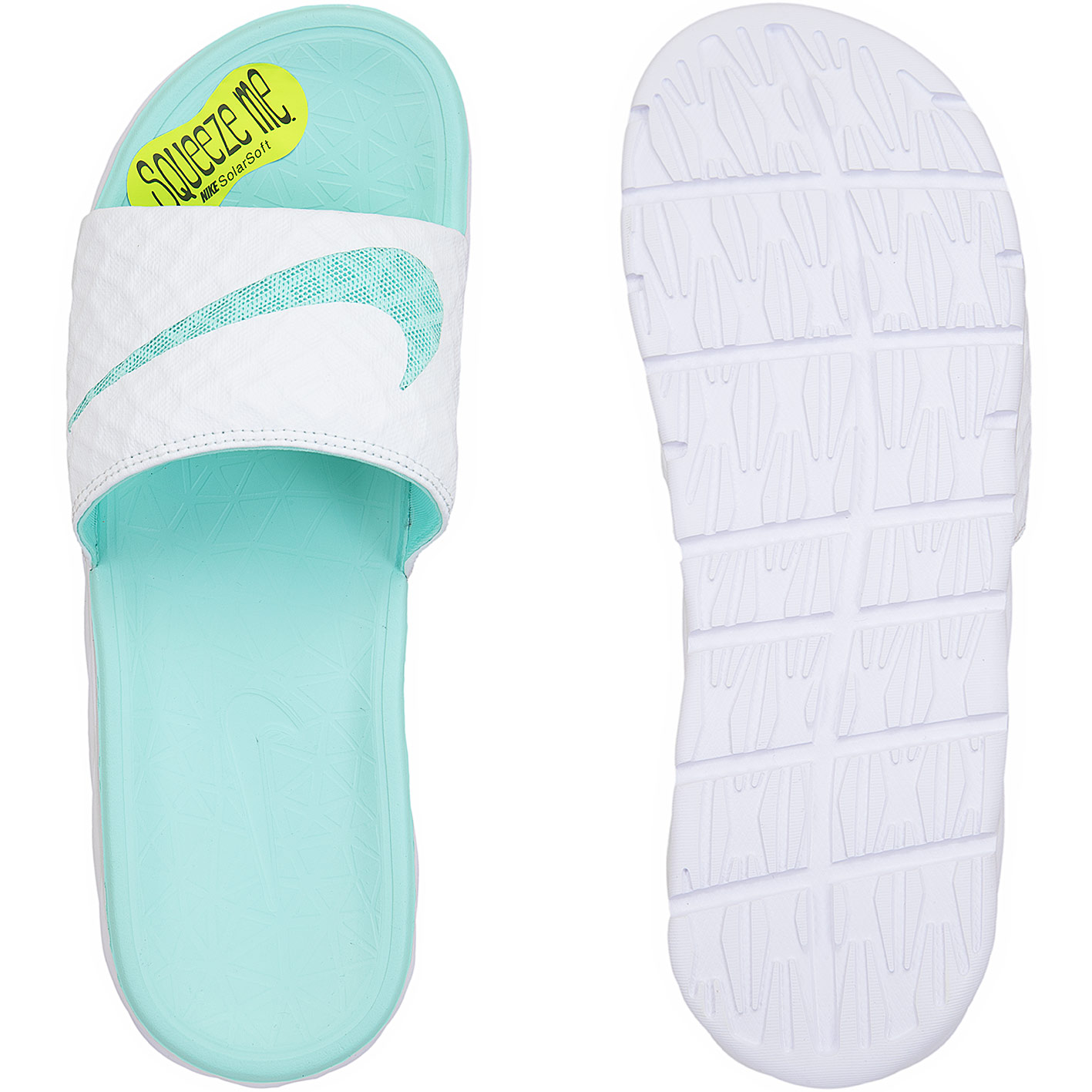 ☆ Nike Damen Badelatschen Benassi Solarsoft weiß/türkis - hier bestellen!