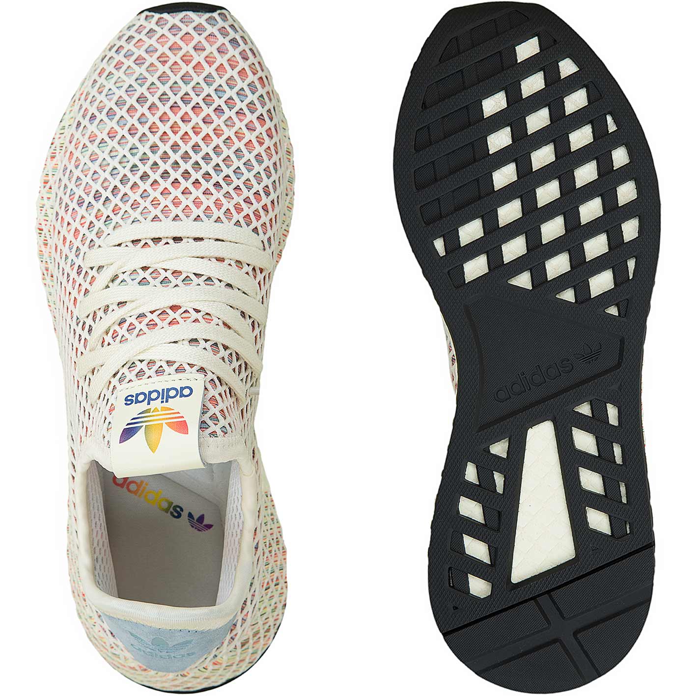 ☆ Adidas Originals Sneaker Deerupt Pride weiß/mehrfarbig - hier bestellen!