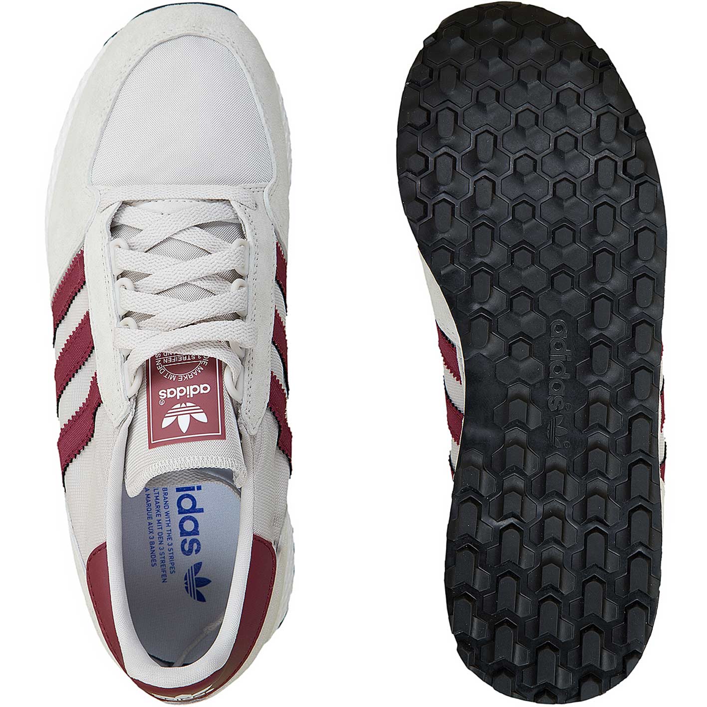 ☆ Adidas Originals Sneaker Forest Grove beige/dunkelrot - hier bestellen!
