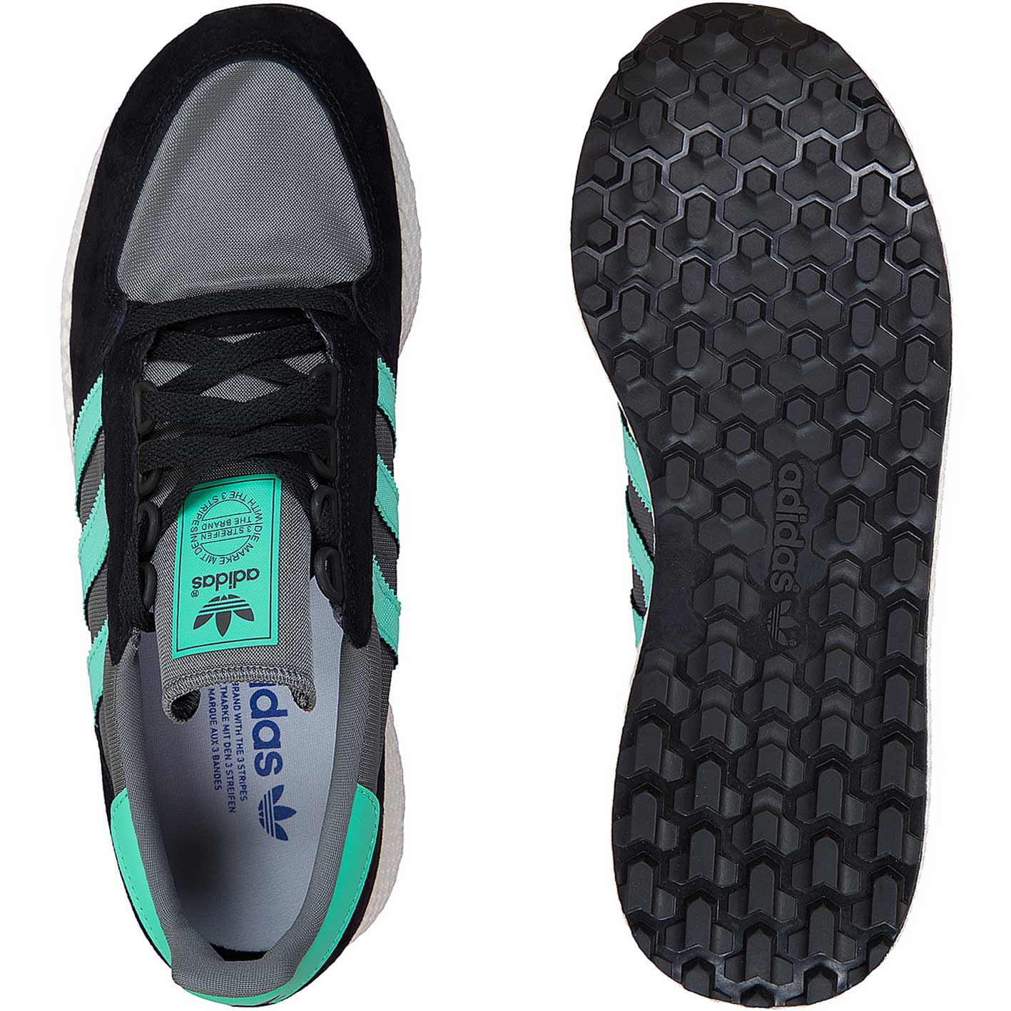 ☆ Adidas Originals Sneaker Forest Grove schwarz/türkis - hier bestellen!