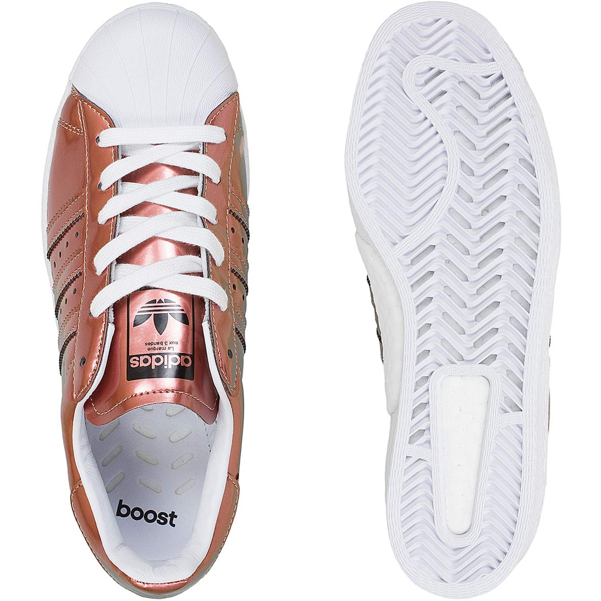 ☆ Adidas Originals Damen Sneaker Superstar kupfer/weiß - hier bestellen!