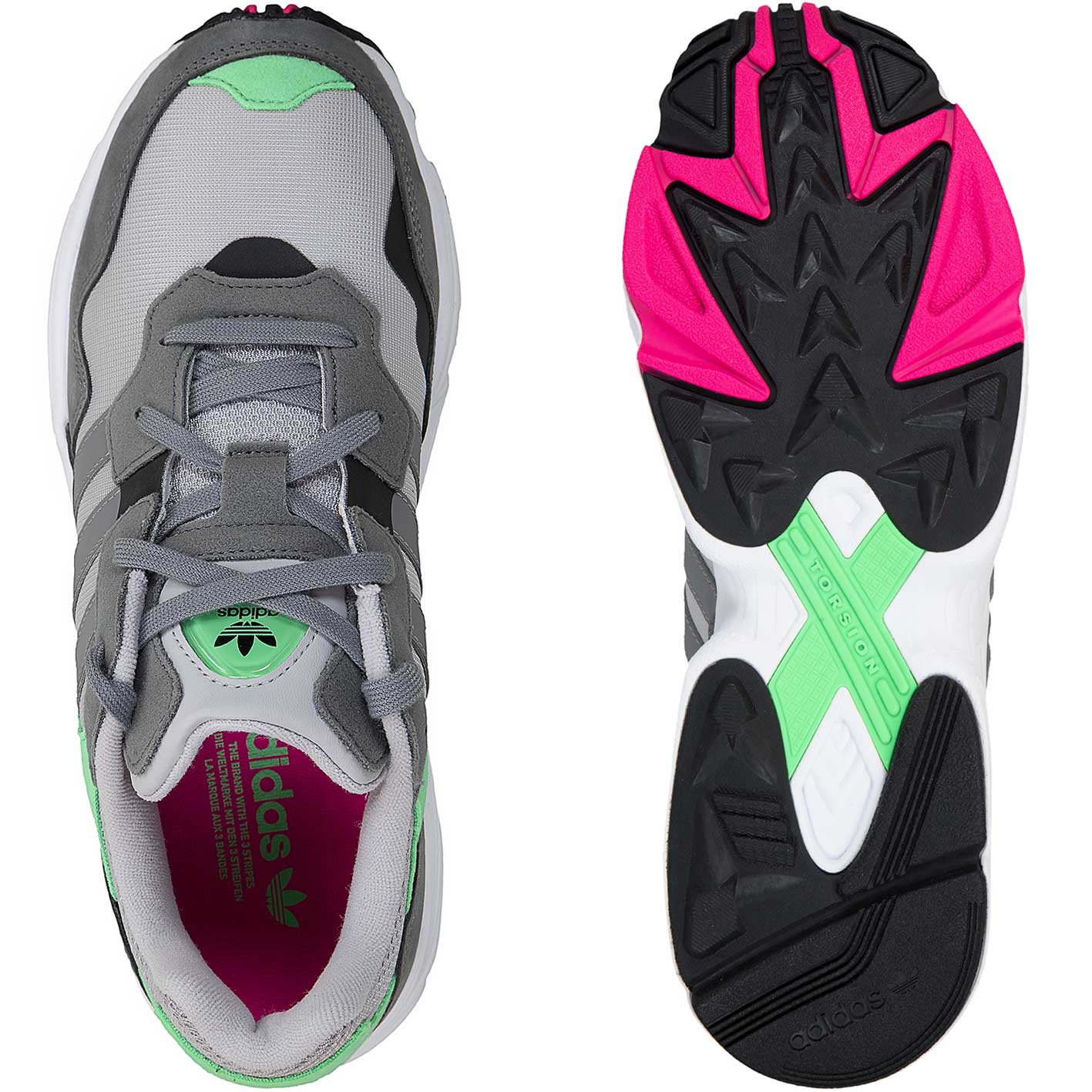 ☆ Adidas Originals Sneaker Yung-96 grau/pink/grün - hier bestellen!