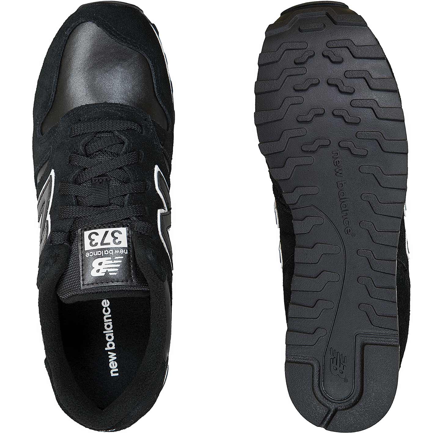 ☆ New Balance Damen Sneaker 373 Leder/Synthetik schwarz/weiß - hier  bestellen!