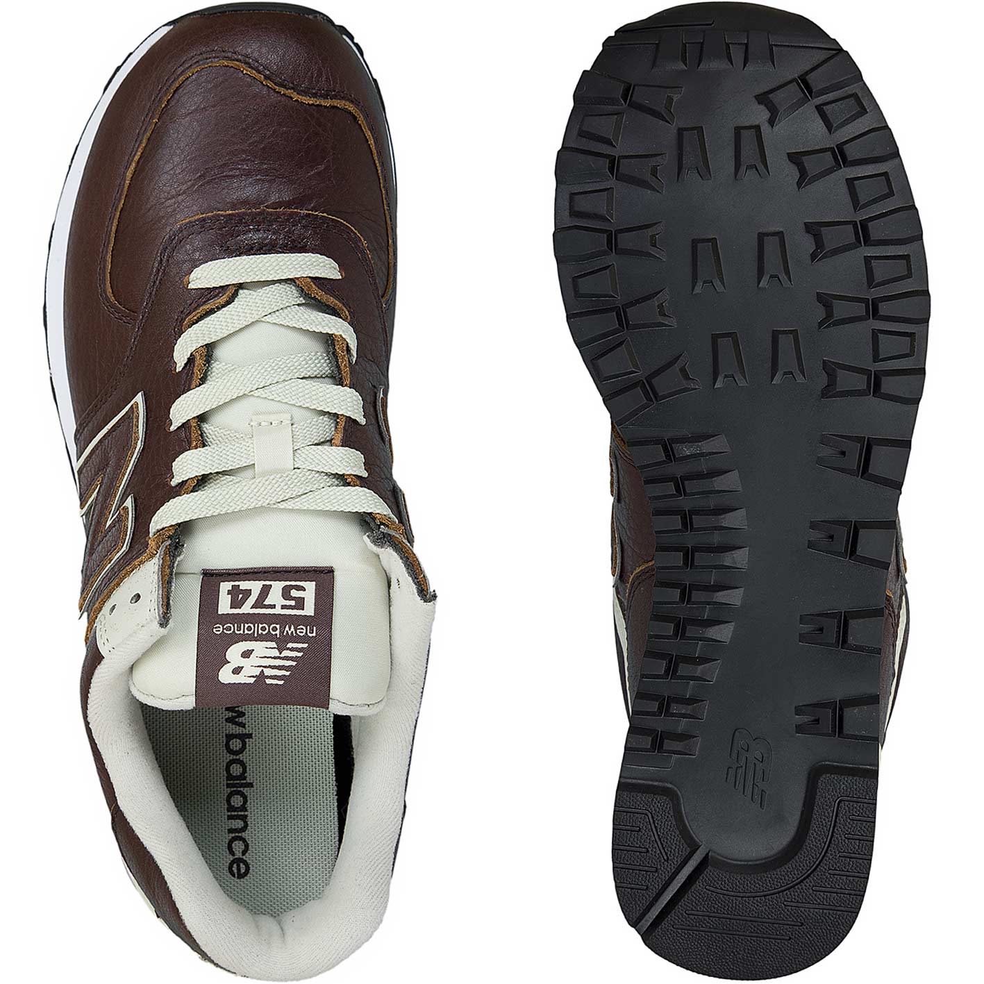 ☆ New Balance Sneaker 574 Leder/Synthetik braun - hier bestellen!