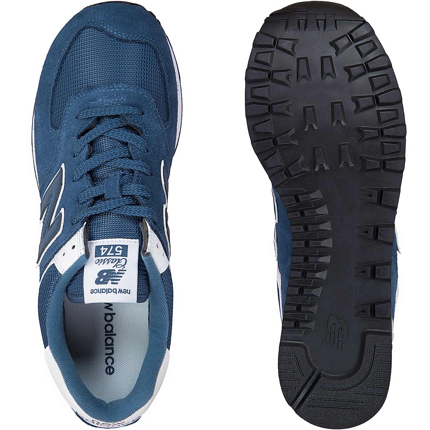 ☆ New Balance Sneaker 574 Wildleder/Mesh blau - hier bestellen!