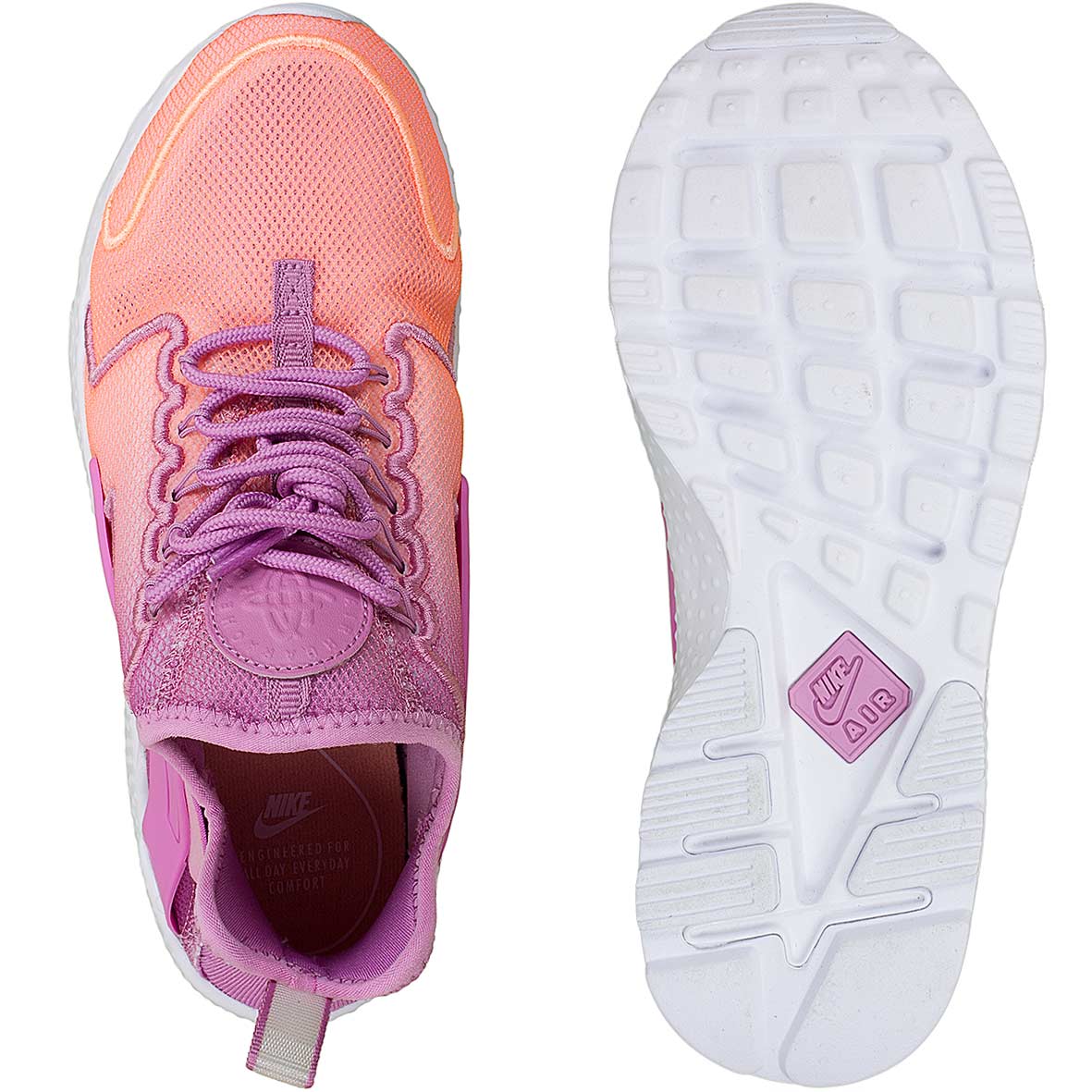 ☆ Nike Damen Sneaker Air Huarache Run Ultra BR orange/pink - hier bestellen!