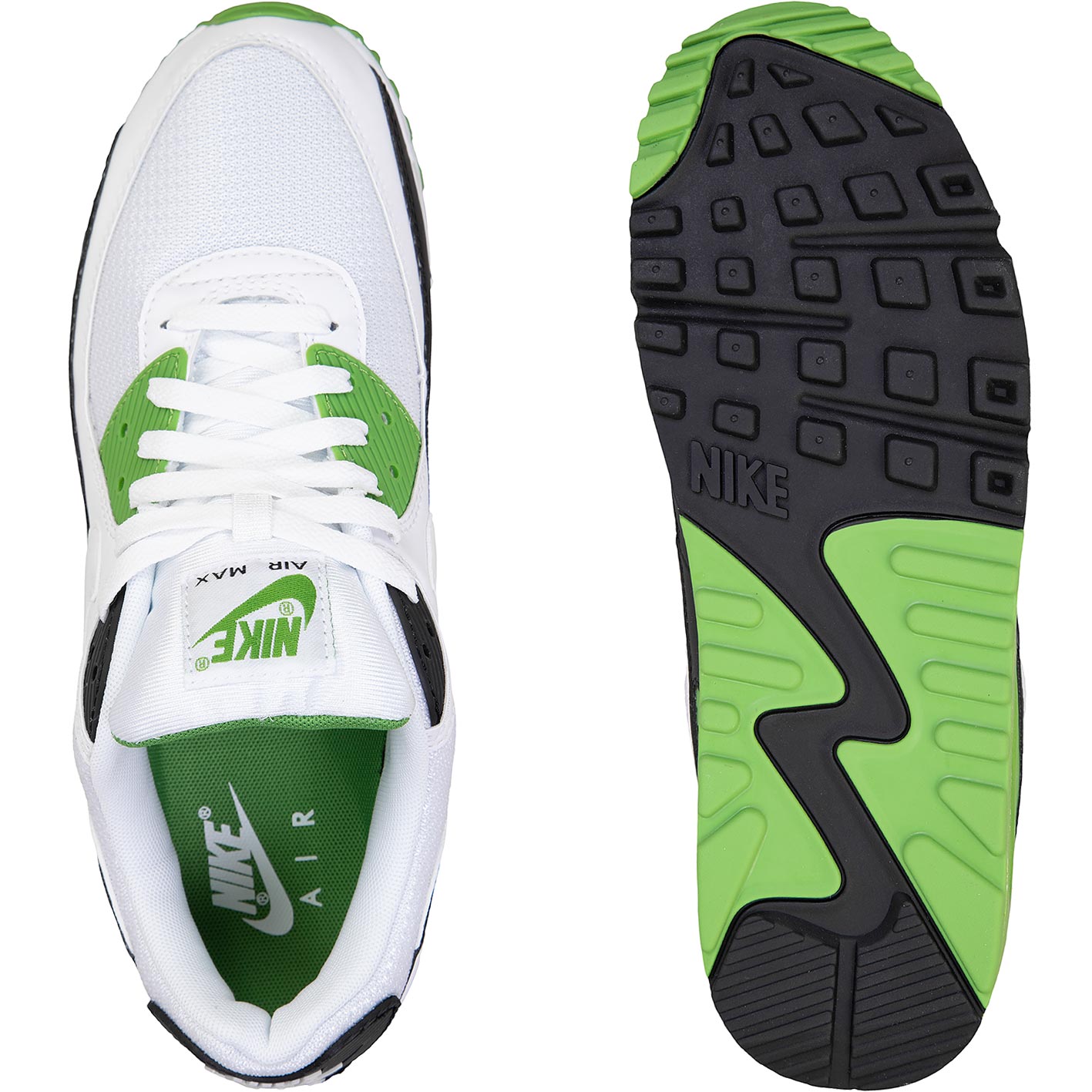 ☆ Nike Air Max 90 Sneaker weiß/grün - hier bestellen!