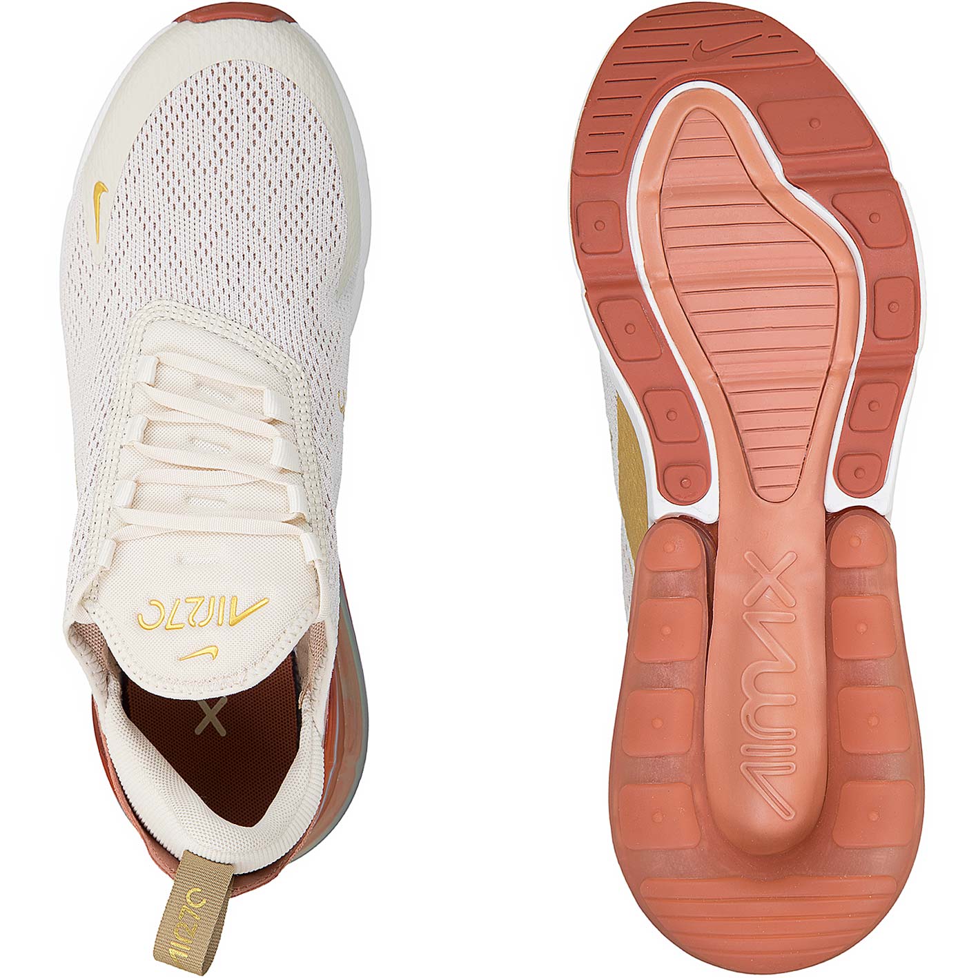 ☆ Nike Damen Sneaker Air Max 270 weiß/orange - hier bestellen!