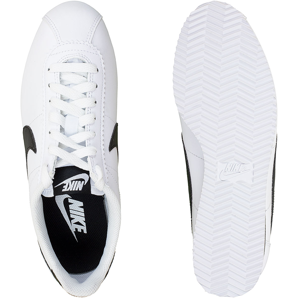 ☆ Nike Damen Sneaker Classic Cortez Leather weiß/schwarz - hier bestellen!