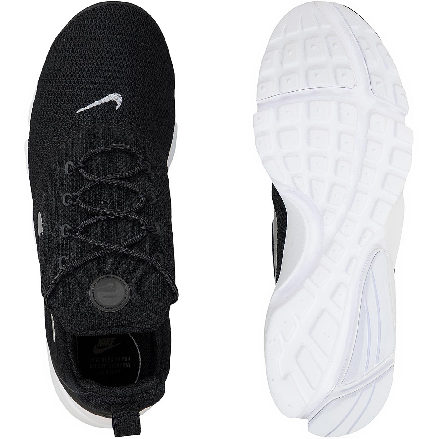 ☆ Nike Damen Sneaker Presto Fly schwarz/silber - hier bestellen!