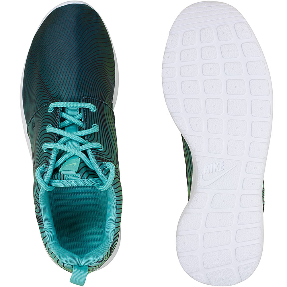 ☆ Nike Damen Sneaker Roshe One Print teal/grün - hier bestellen!