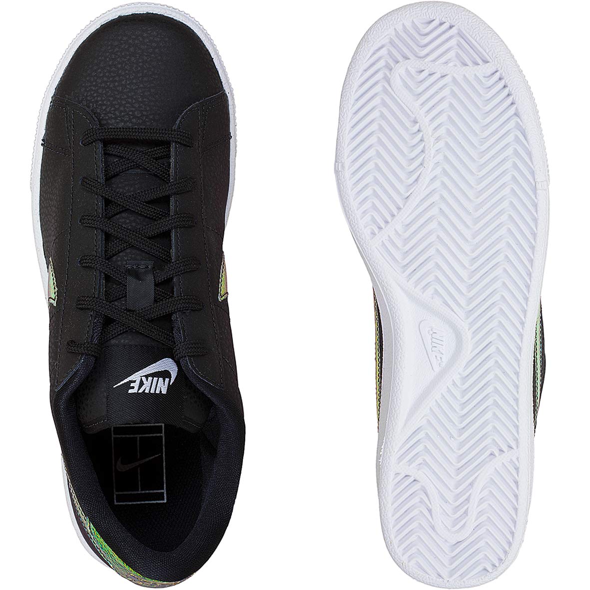☆ Nike Damen Sneaker Tennis Classic Premium schwarz/weiß - hier bestellen!