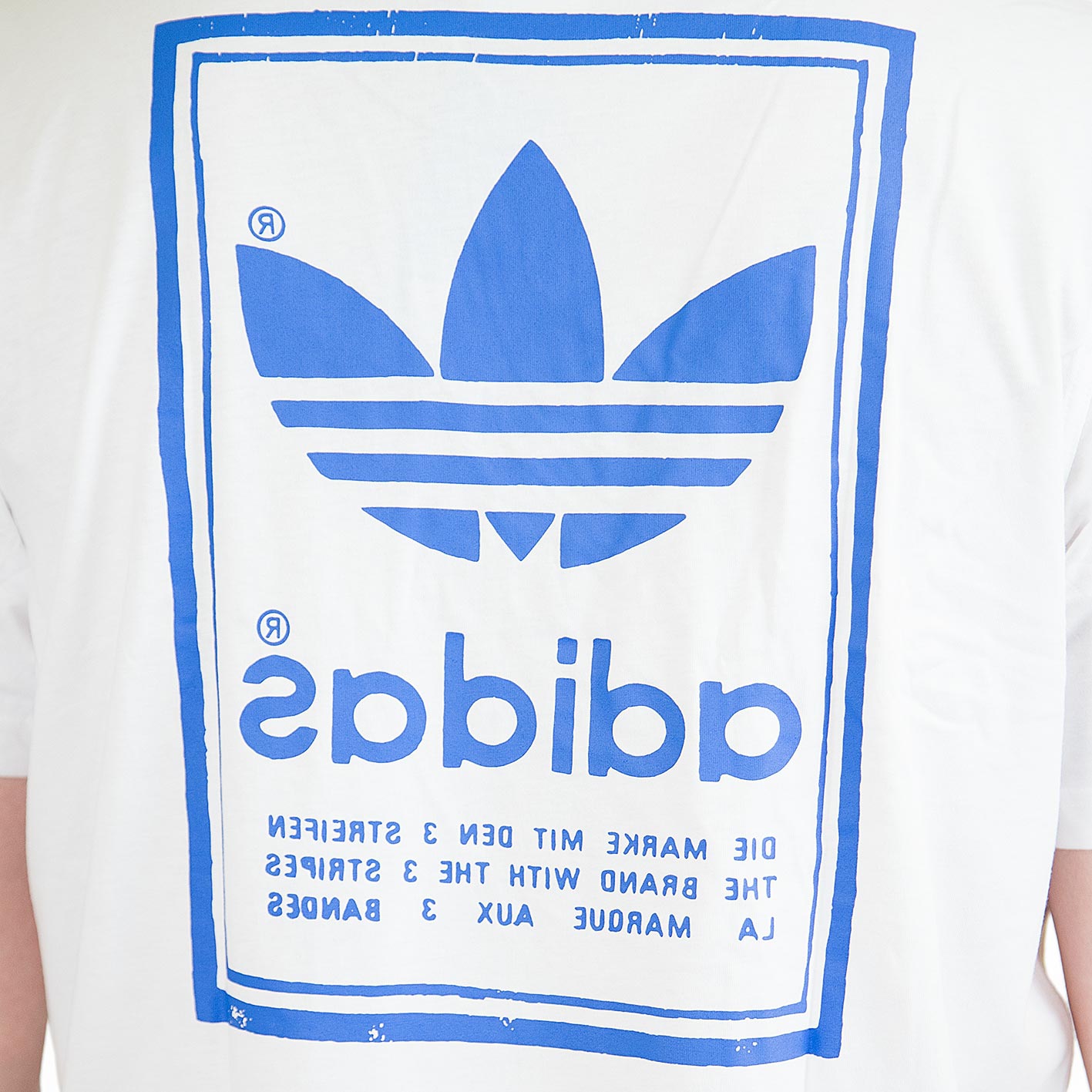 ☆ Adidas Originals T-Shirt Vintage weiß/blau - hier bestellen!
