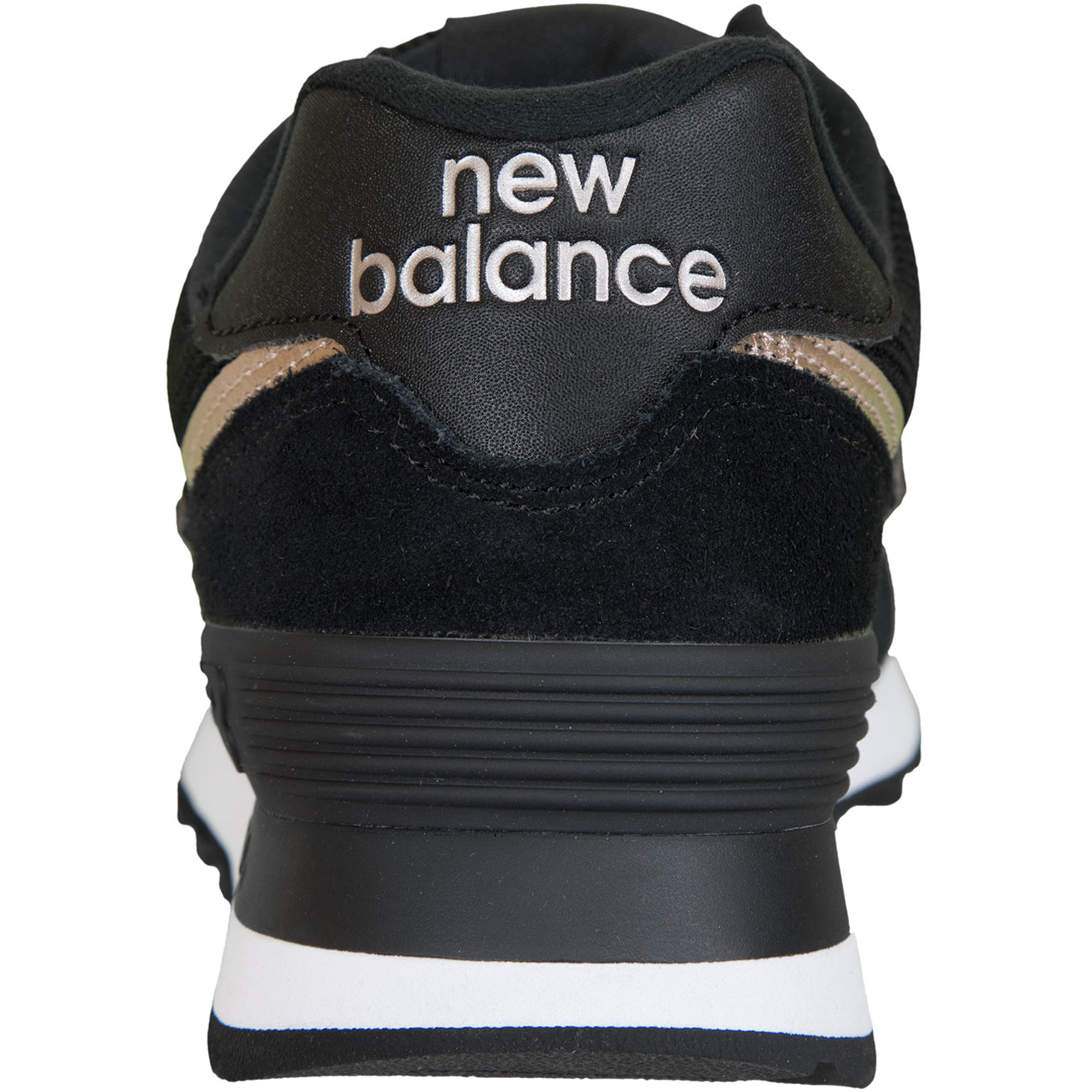 ☆ New Balance Damen Sneaker 574 Leder/Textil schwarz - hier bestellen!
