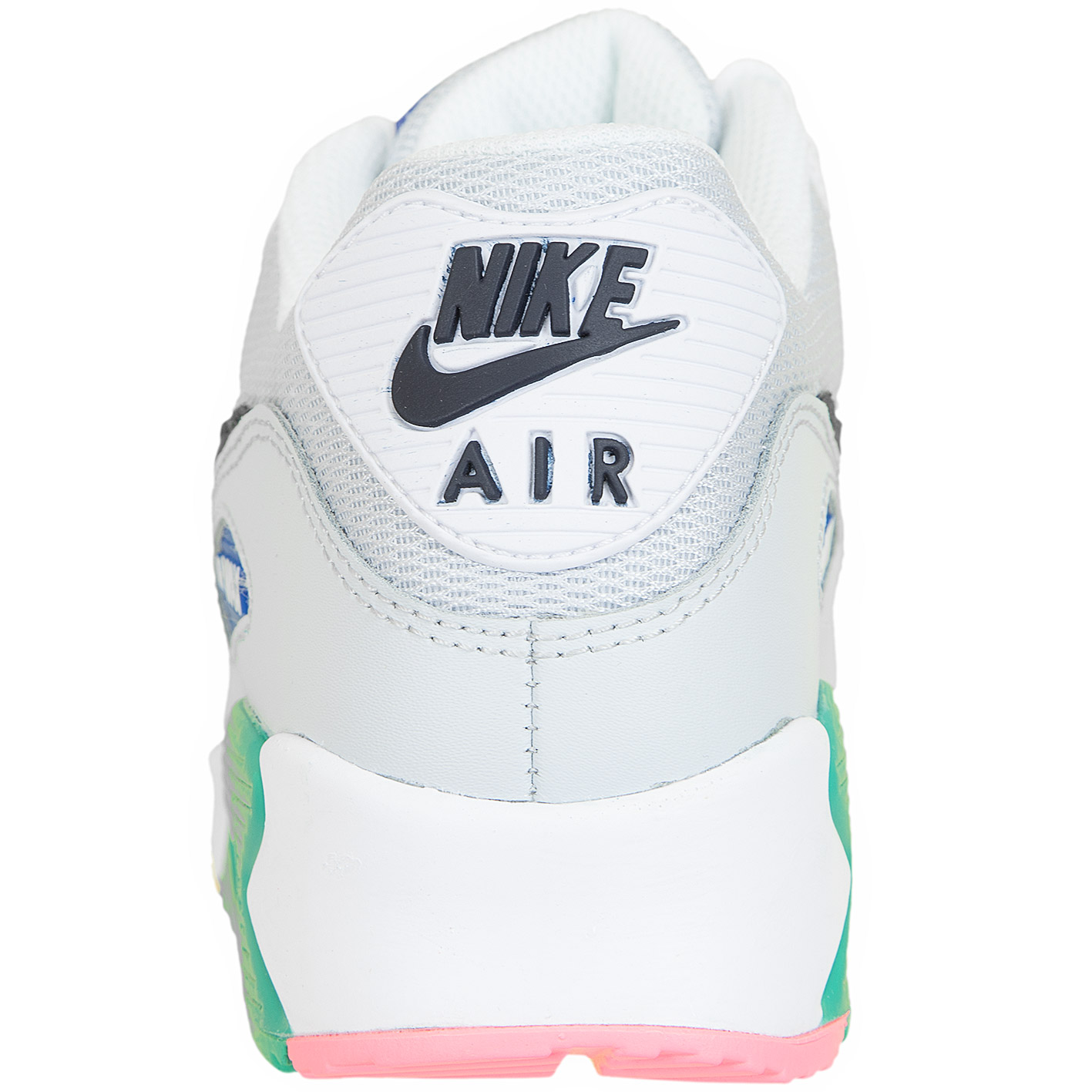 ☆ Nike Damen Sneaker Air Max 90 Essential weiß/pink/grün - hier bestellen!