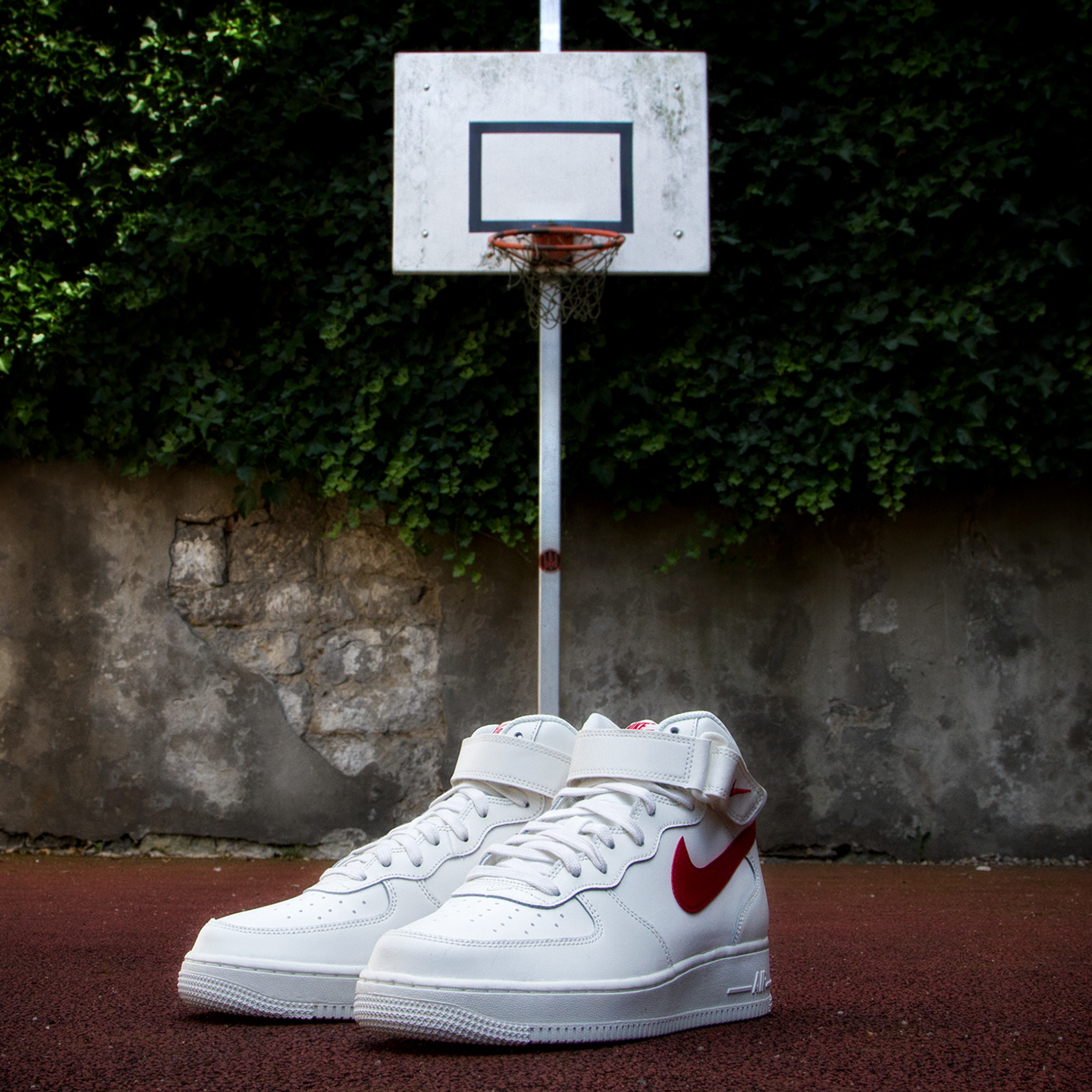 ☆ Nike Sneaker Air Force 1 Mid 07 weiß/rot - hier bestellen!