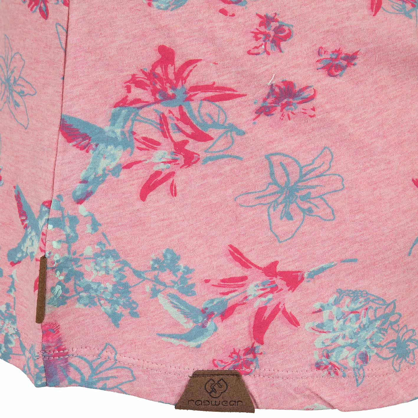 ☆ Ragwear Damen Mint - bestellen! Flowers rosa T-Shirt hier